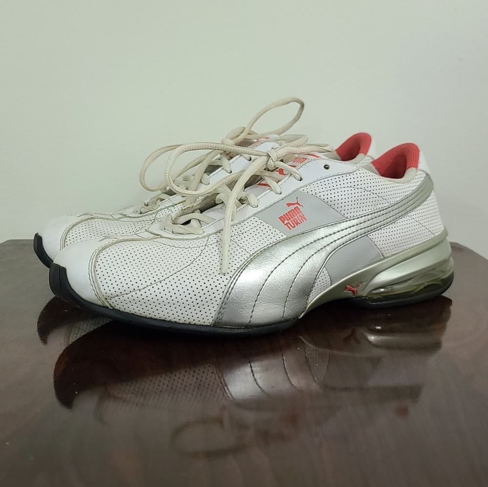 White Puma Tazon Sneakers